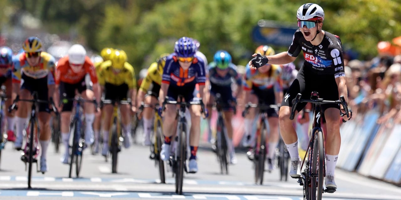 Ally Wollaston Powers to Sprint Victory on Lower Willunga Hill at Tour Down Under 2026