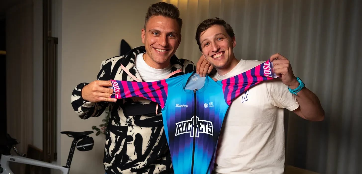 Kittel and co-founder Bas Tietema - photo: Joren Benjamins/Unibet Rose Rockets