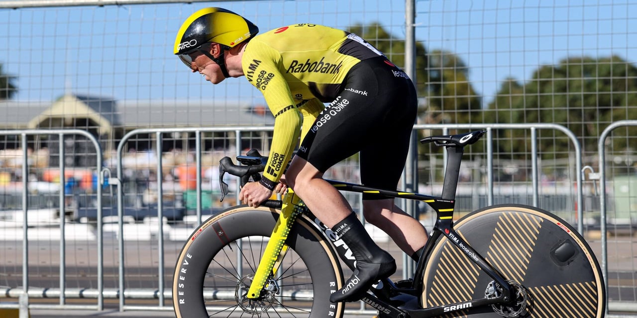 Matthew Brennan started 'too fast' in the Tour Down Under prologue
