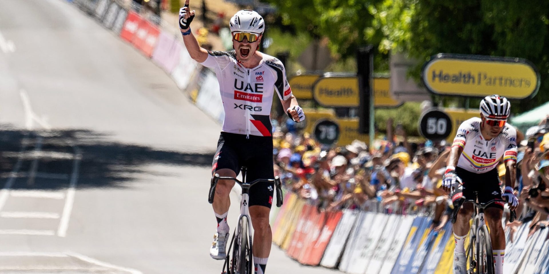 Jay Vine Doubles Up at Tour Down Under after Power Show with UAE Teammate Narváez