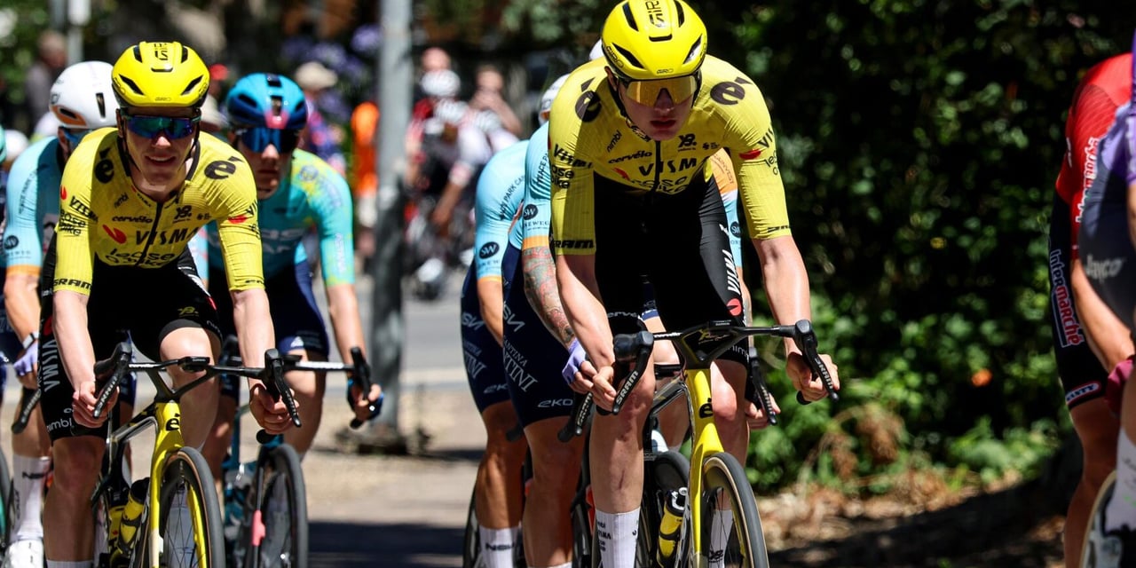 "UAE block was simply too strong": Visma | Lease a Bike misses the mark at Tour Down Under