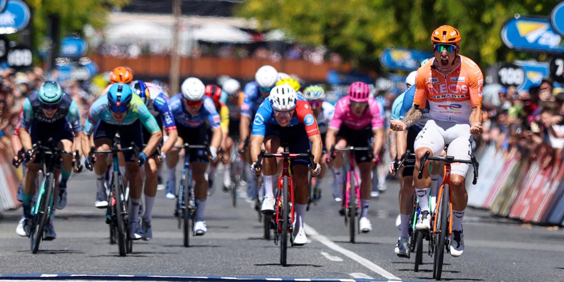 Sam Welsford strikes again in the Tour Down Under