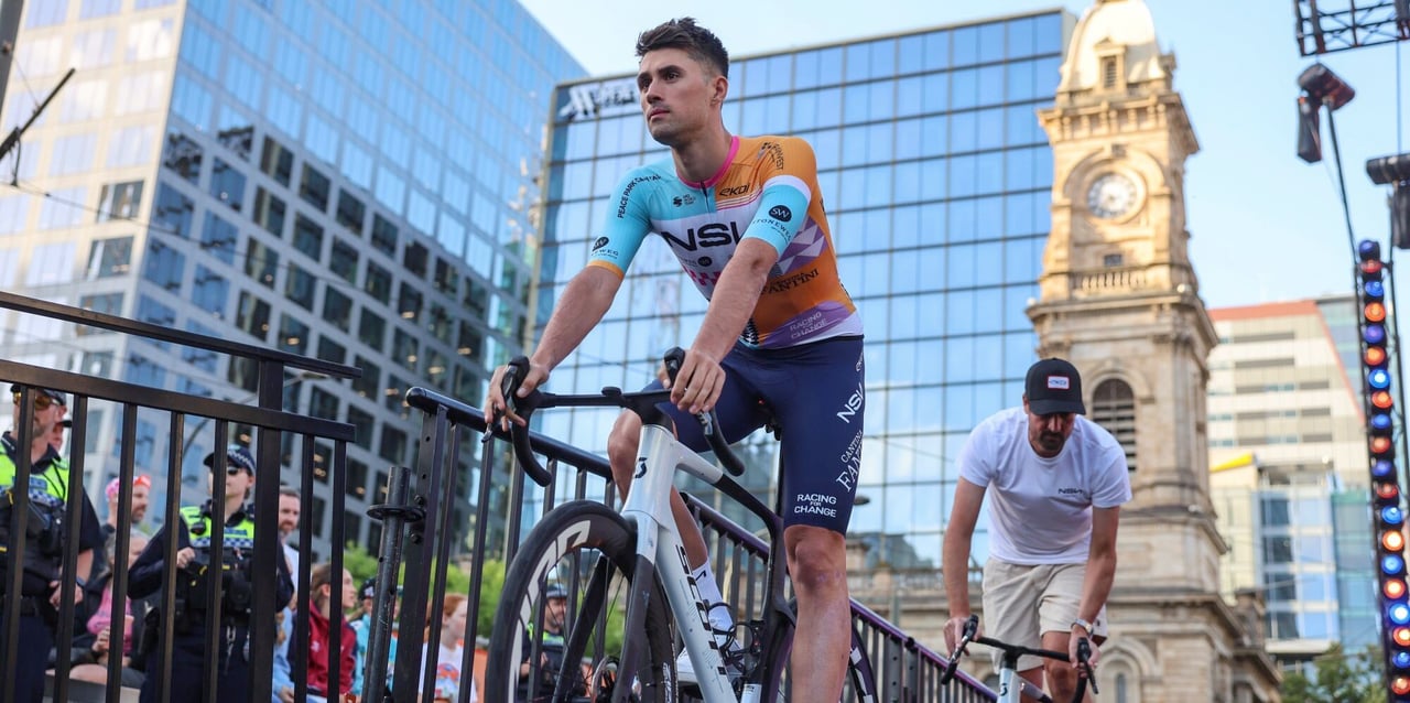 Ethan Vernon secures first win for NSN in shortened queen stage of Santos Tour Down Under