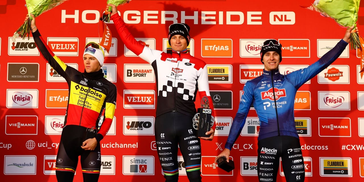 Mathieu van der Poel wins the cyclocross World Cup overall title for the second time