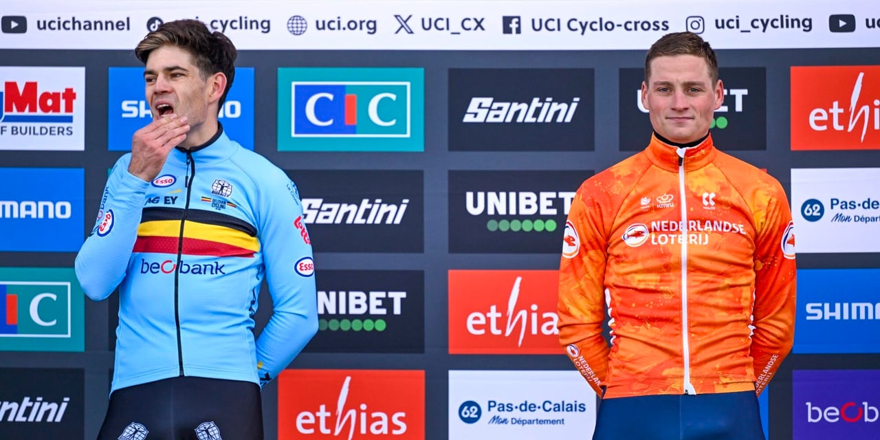 Wout van Aert calls Mathieu van der Poel the best cyclocross rider of all time: "Without a doubt"