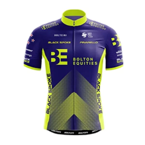 Bolton Equities Black Spoke Pro Cycling logo