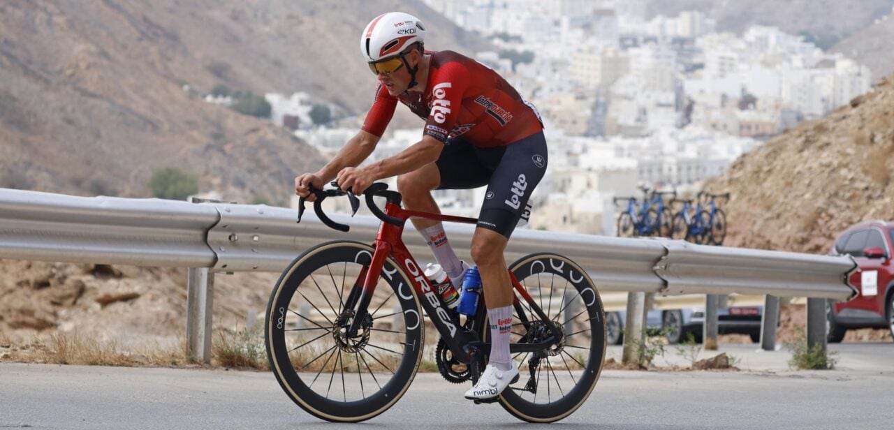 Baptiste Veistroffer led for a long time on his own - photo: Fotopersburo Cor Vos