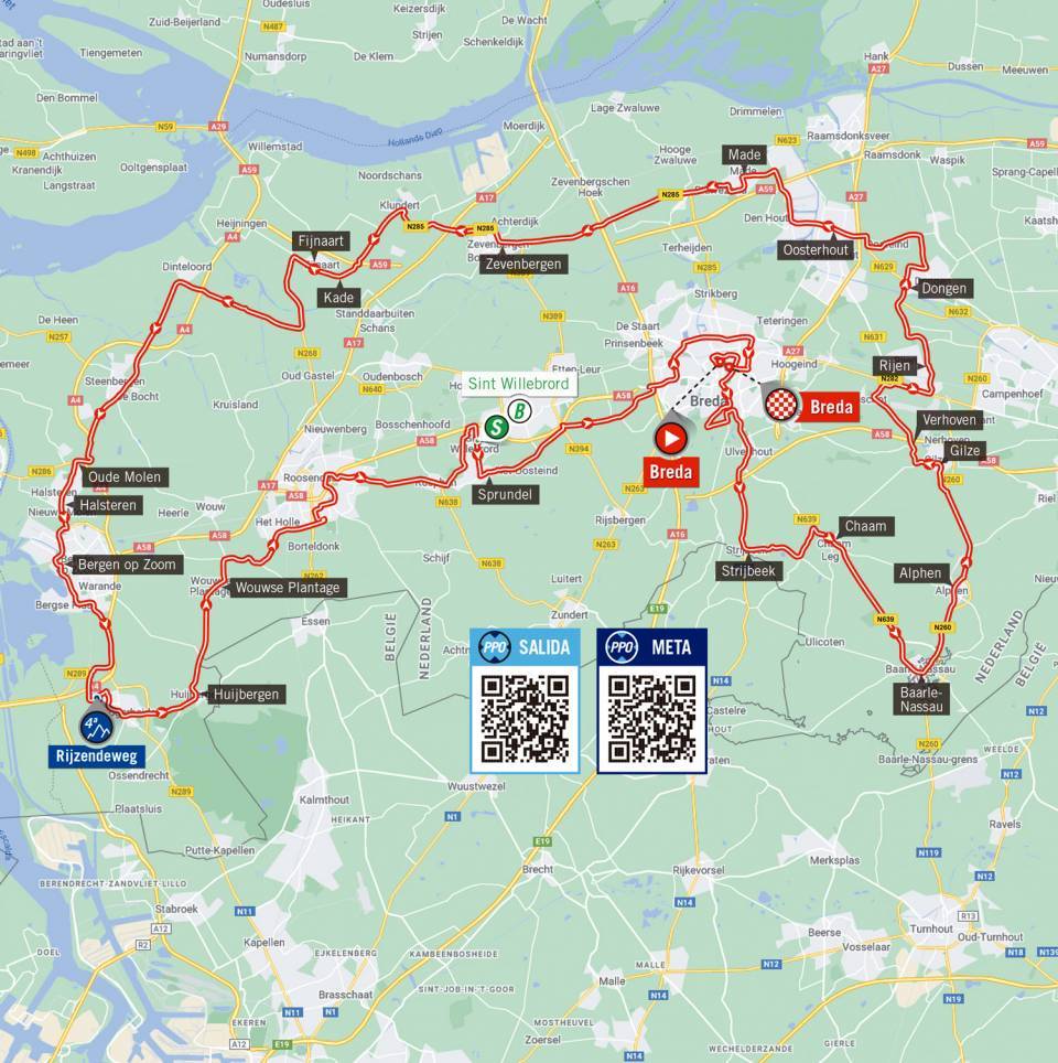 Breda > Breda  | Routekaart